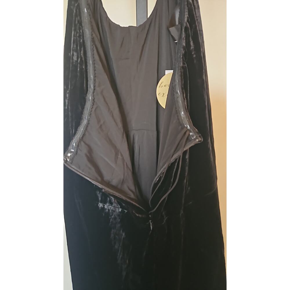 NICOLE MILLER - Velvet dress with neckline on the back - Picture 6 of 7